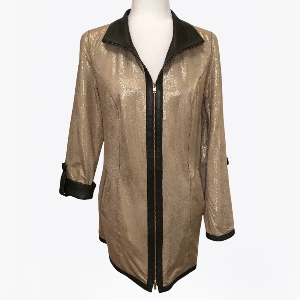 Overland Rebecca Lambskin Leather Jacket -XS/S - Picture 8 of 17